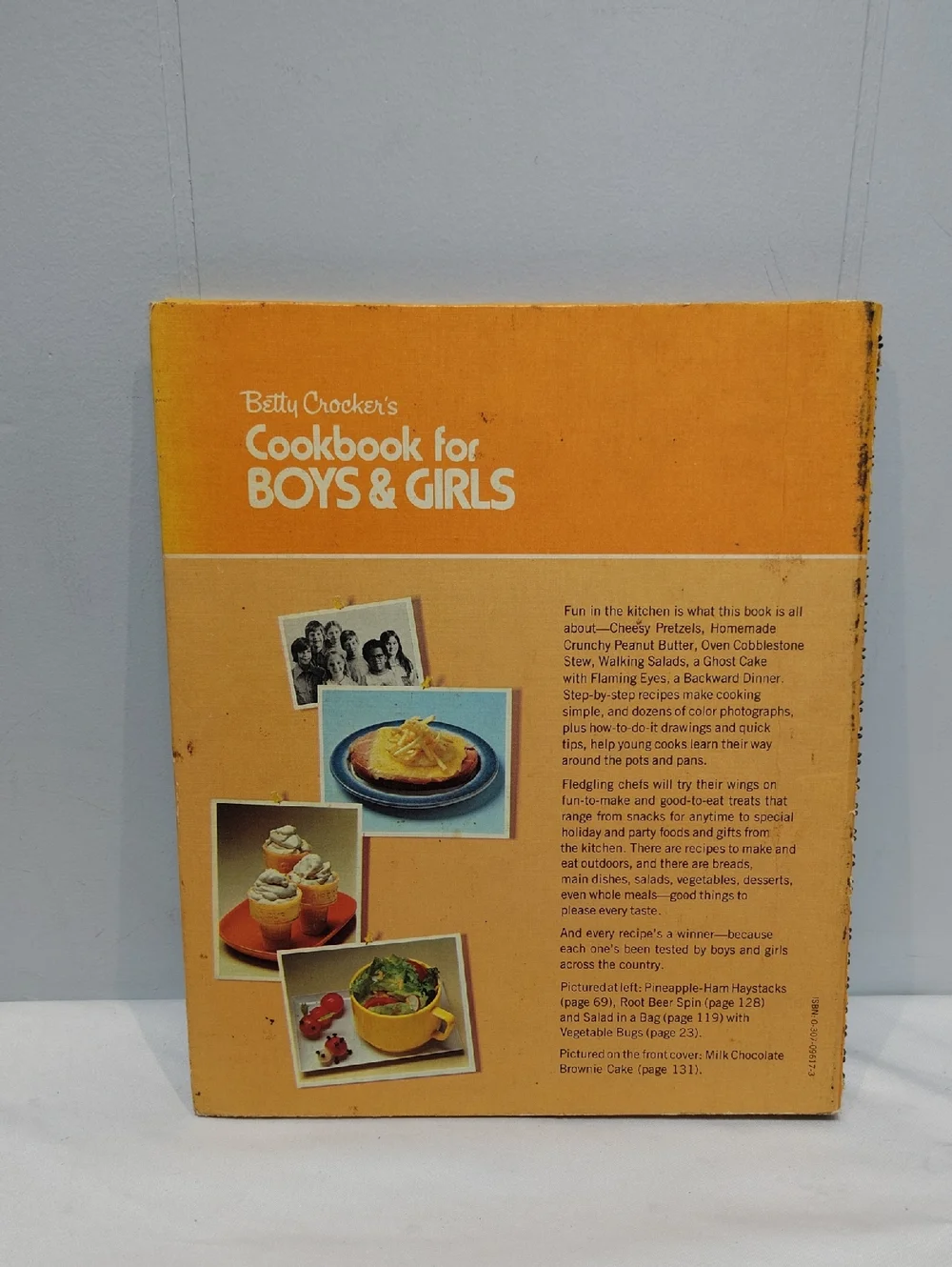 Vintage Betty Crocker Cookbook for Boys & Girls 1976 Golden Press Kids Cookbook